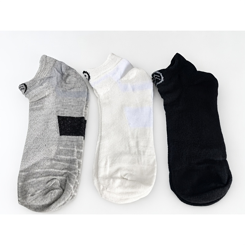 TEMU Calzini alla caviglia sportivi da 3 , /, , traspiranti, antiscivolo, assorbisudore, per , , calzini casual
