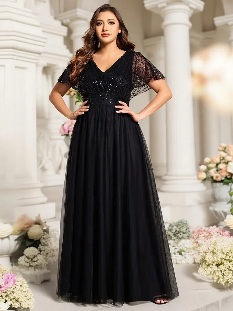birthday ladiesevening dresses New Blue Birthday Party Dress Long Host Dinner Evening Dress Thin Wome Ame_handmadesg