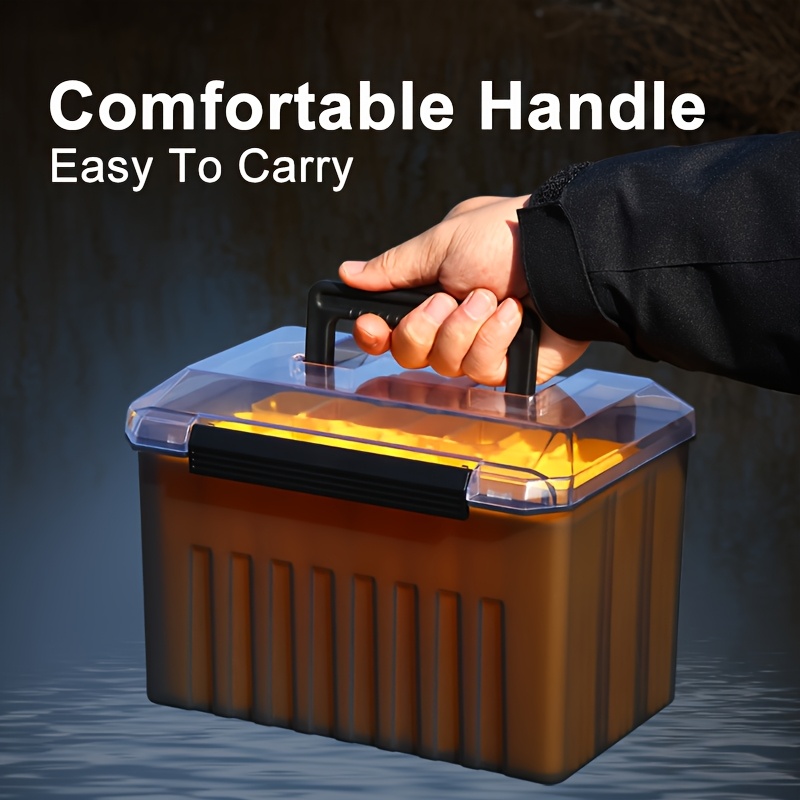 1pc heavy duty abs pp fishing lure box compatible xd 71abc - Temu
