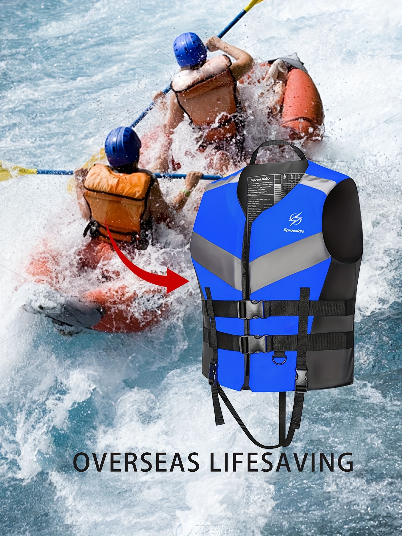 Fishing Life Jacket Water Sports Adult Kid Kayak Boating Swimming Buoyancy  Vest
