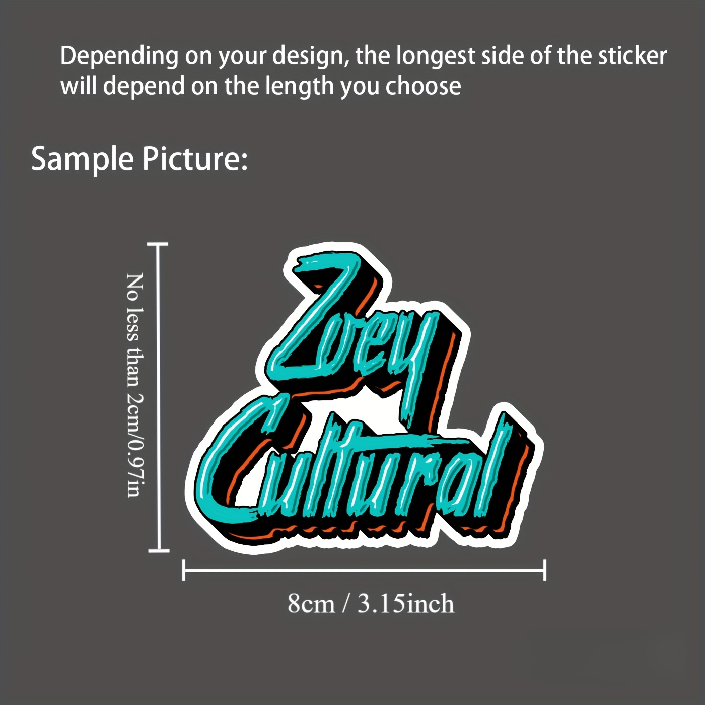 TEMU Paquete de 500 stickers personalizados - Diseño troquelado, ideal para laptops, computadoras, botellas de agua, etc. Etiquetas duraderas,