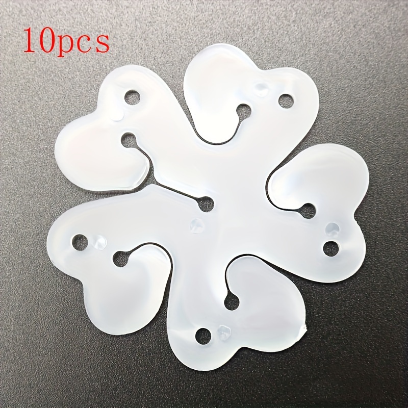 

10pcs, Plum Blossom Clip Balloon Accessories, Wedding And Birthday Decorations