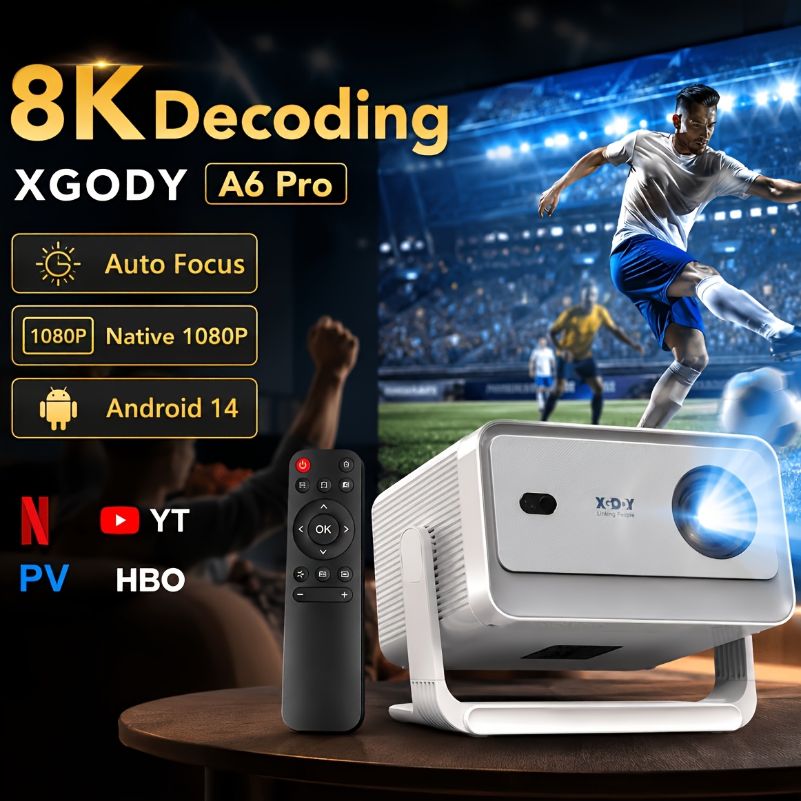 projector ansi sold on Temu United States
