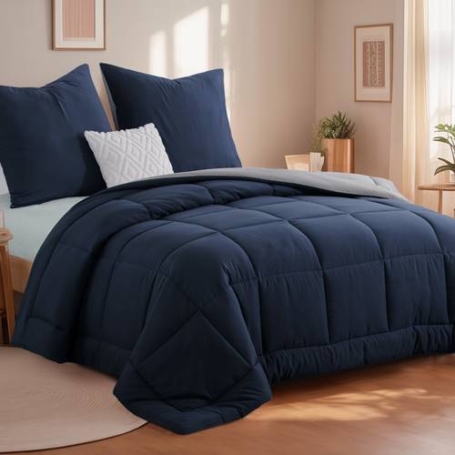 set copripiumino reversibile 2/3 pezzi con federe 80x80 cm, set trapunta per , imbottitura in microfibra 300gsm, biancheria da letto , , e traspirante, trapunta per camera da letto, hotel o degli ospiti, facile da e resistente
