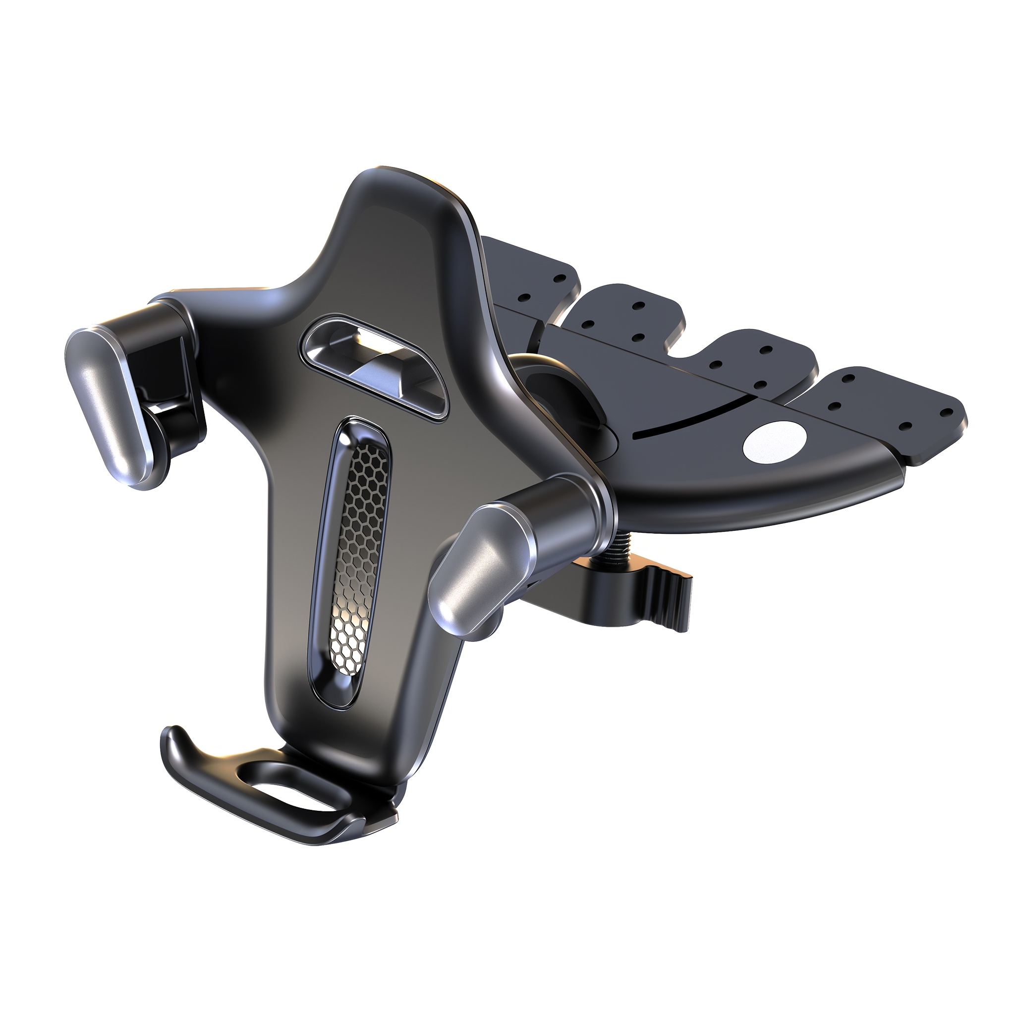 TEMU Lrbh Sturdy Cd Slot Phone Mount With 1 Hand Operation Design, Car Phone Holder Compatible With All Iphone & Cell Phones, For Smartphone Mobile