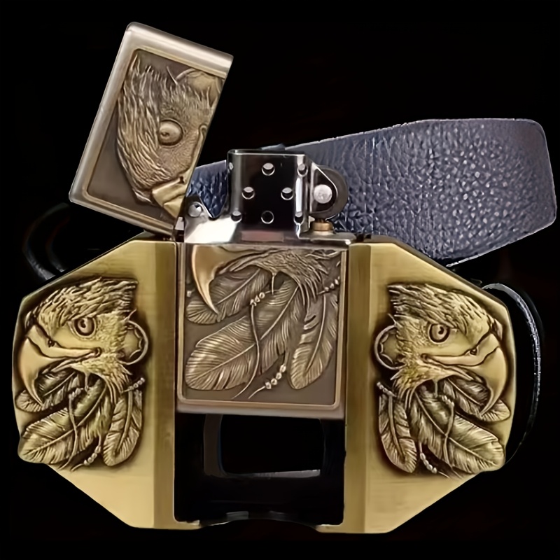 Temu – TEMU Vintage Men’s Belts Featuring A Of Designs, Suitable For Students, Retro-style Belts For Casual Trousers And Denim, Along With Belts