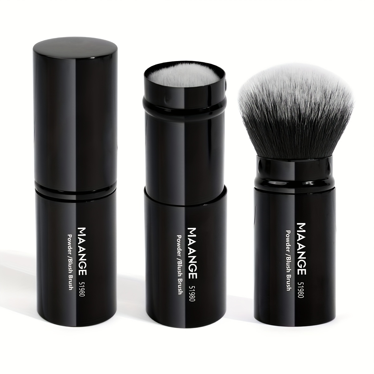 MAANGE High Quality Soft Bristles Retractable Makeup Brush