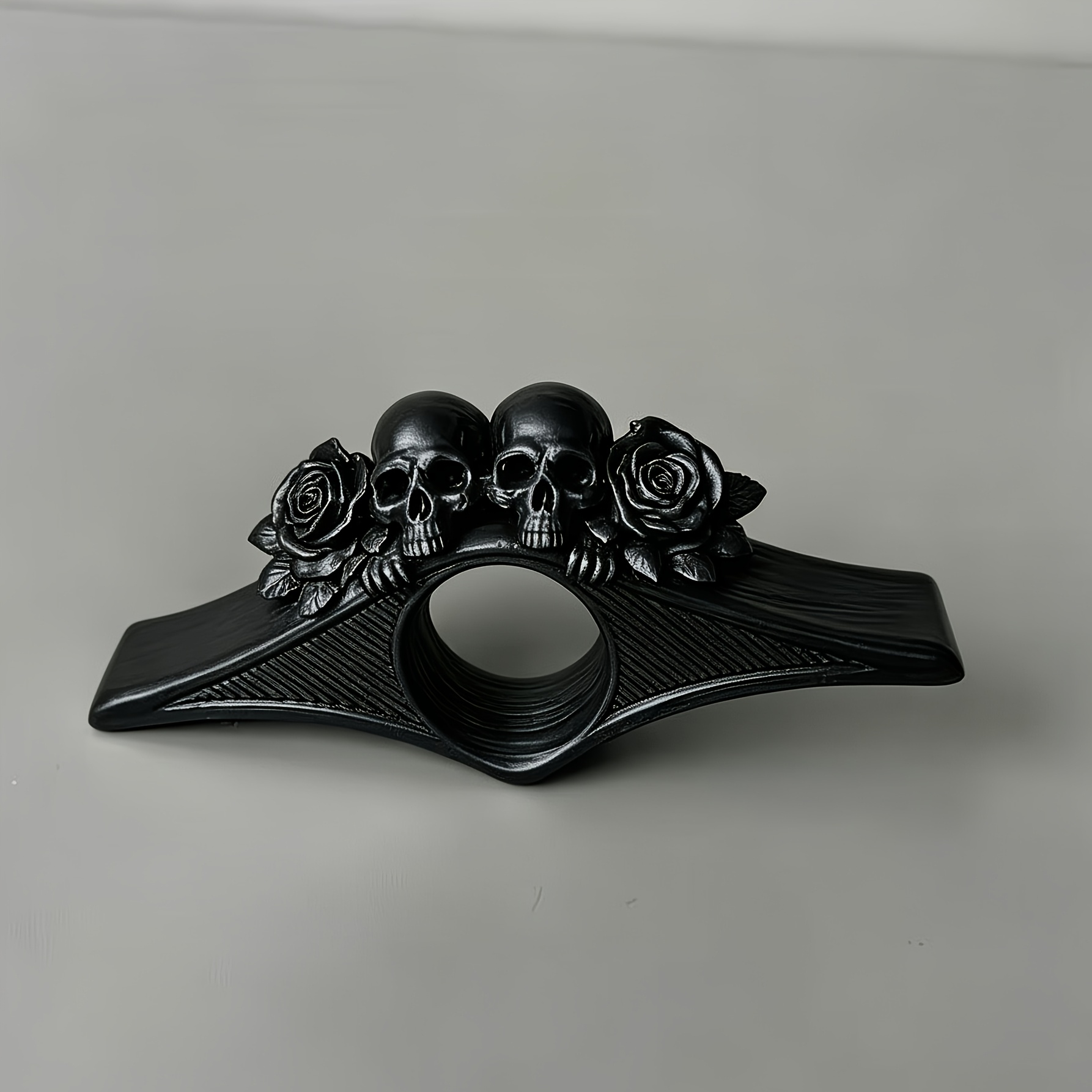 TEMU con e rosa stampato in 3D, segafoglio largo e cavo, clip per libri, accessorio da unico, regalo originale di Halloween per dei libri e studenti
