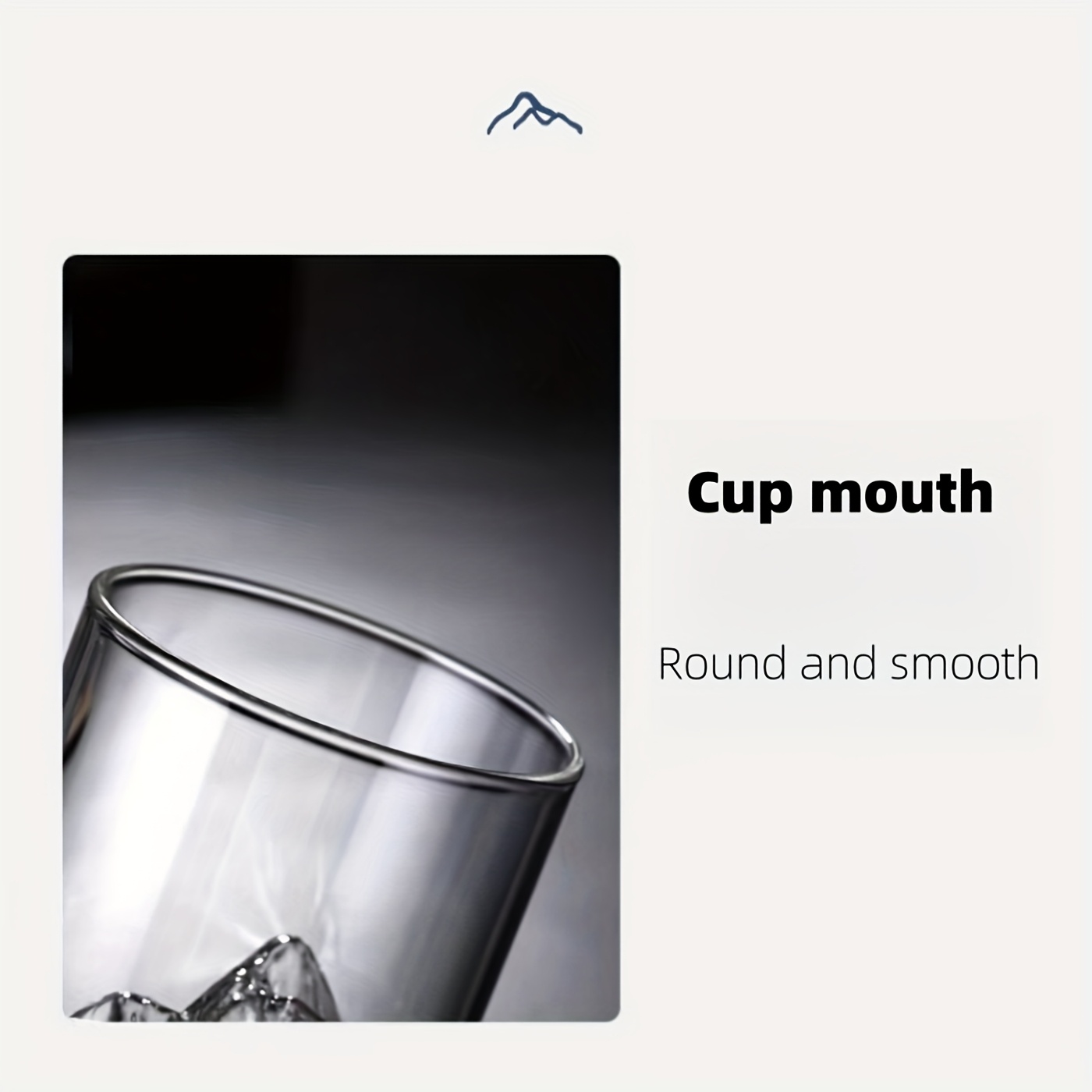 Set of 4 Mountain Whiskey Glasses