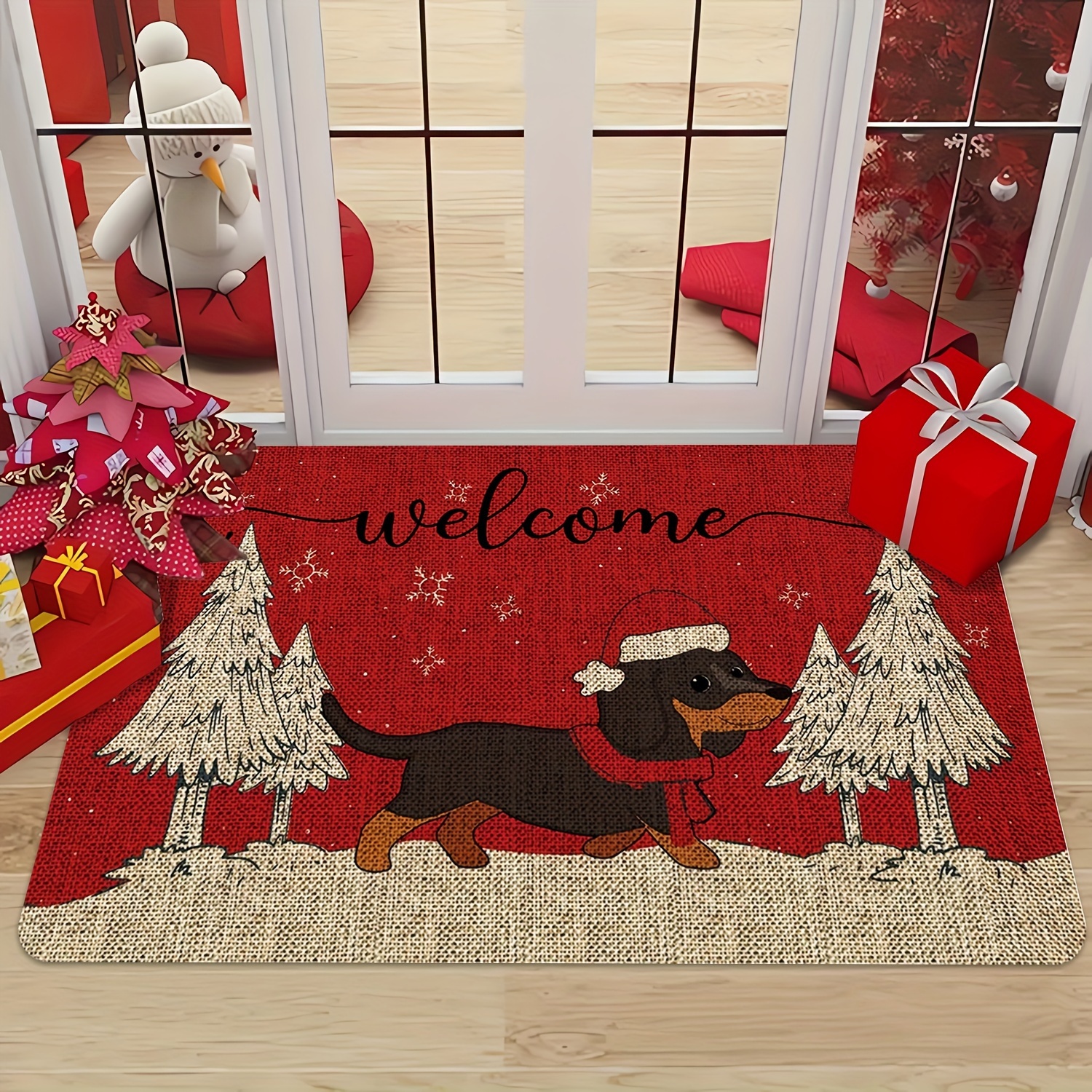 

Christmas Mat - , , , Rug For , , , & Entrances - Foam Backing