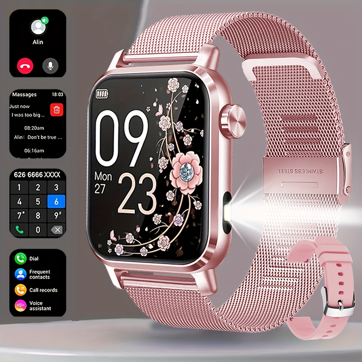 New fashionable sports smartwatch 1 85 inch ip68