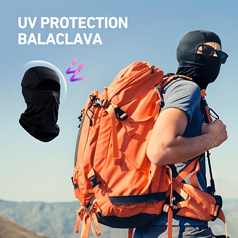 Heated Balaclava Face Mask & Winter Hat - Windproof Thermal Headgear with Carbon Fiber Heating, 3-Temp Settings, - (Compatible with Power Banks) for Motorcycle, Skiing, Cycling - Adjustable / Cold Weather Gear