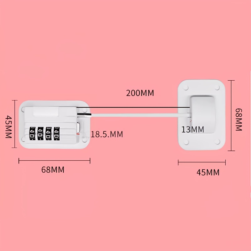 Non-Drilling Window Lock for Refrigerator Security