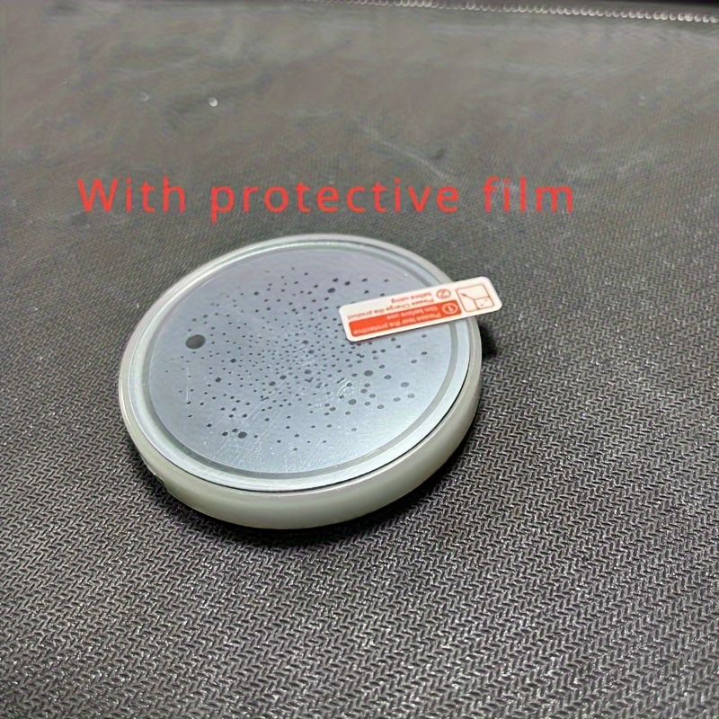 Image of Car Round Ambient Light Cup Holder Light, Rgb Color Changing, Rechargeable Night Light, Vibration Sensor Light, Led Interior Decorative Light