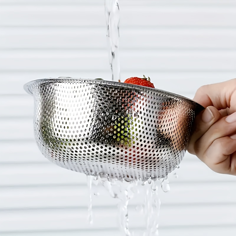 space saving stainless steel kitchen sink filter ideal for food waste vegetable filtration durable metal drain basket vegetable filter sink drain filter details 5