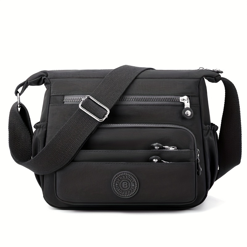 TEMU Multi Layer Multifunctional Women's Shoulder Bag With Large Capacity For Mother's Travel Crossbody Bag, Multi Pocket Shoulder Bag Suitable For