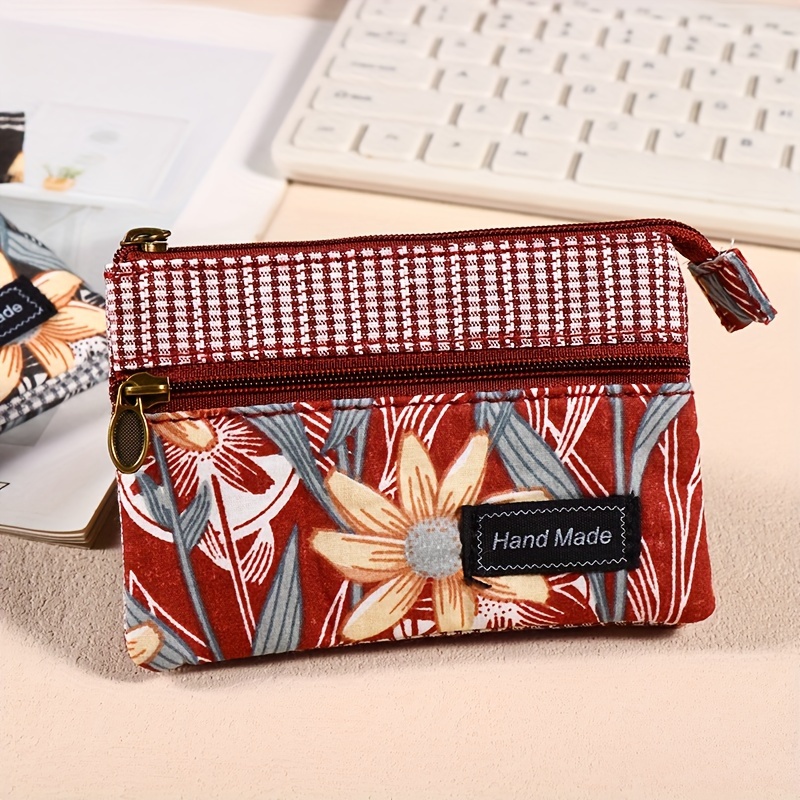 New Coin Pouch, Stylish Fabric Mini Wallet