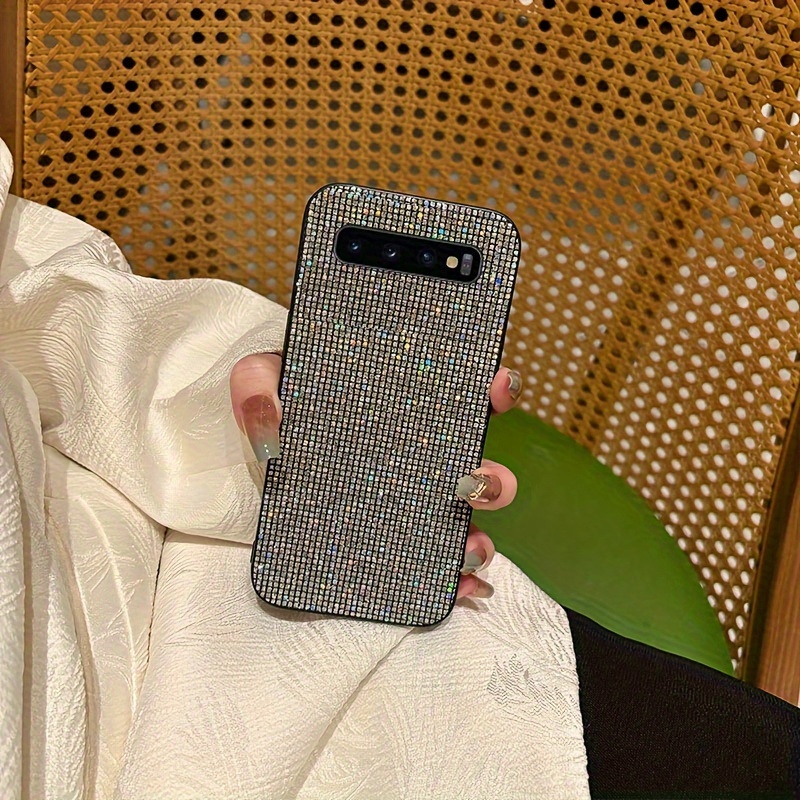 Etui za telefon - Luksuzen bleščeč etui za telefon Samsung Galaxy S10 4G 5G S10 Plus, svetleč modni etui z bleščečo mrežico