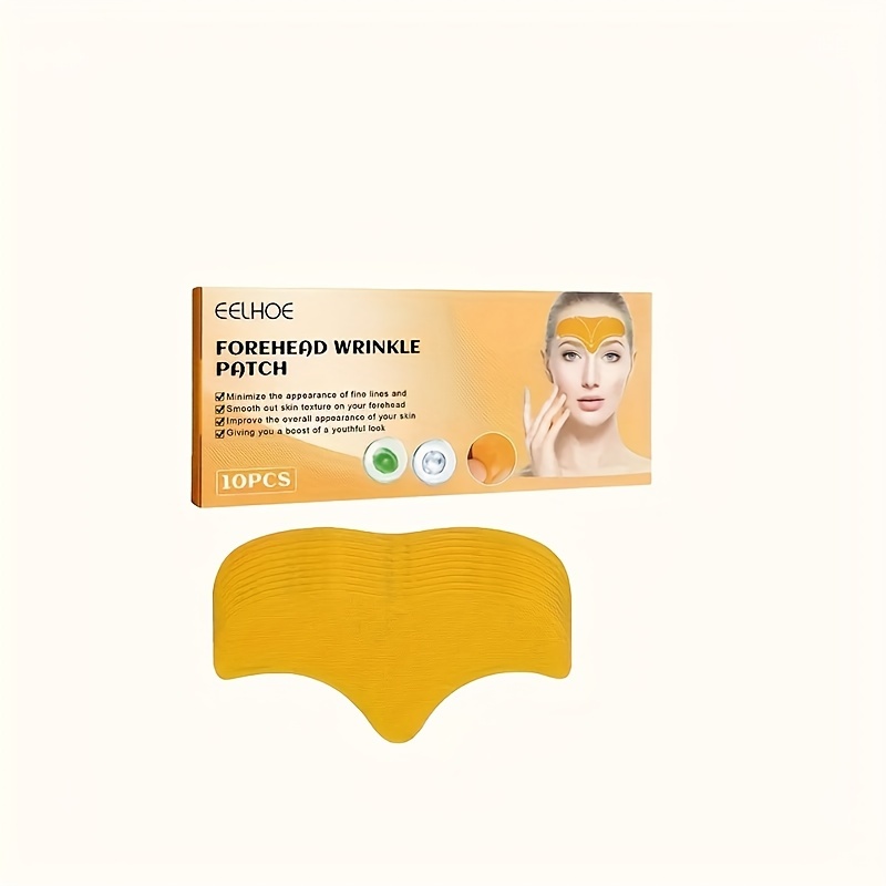 10pcs Forehead and Eye Wrinkle Smoothing Patches - Skin Tightening Solution, Smooth, Younger Skin