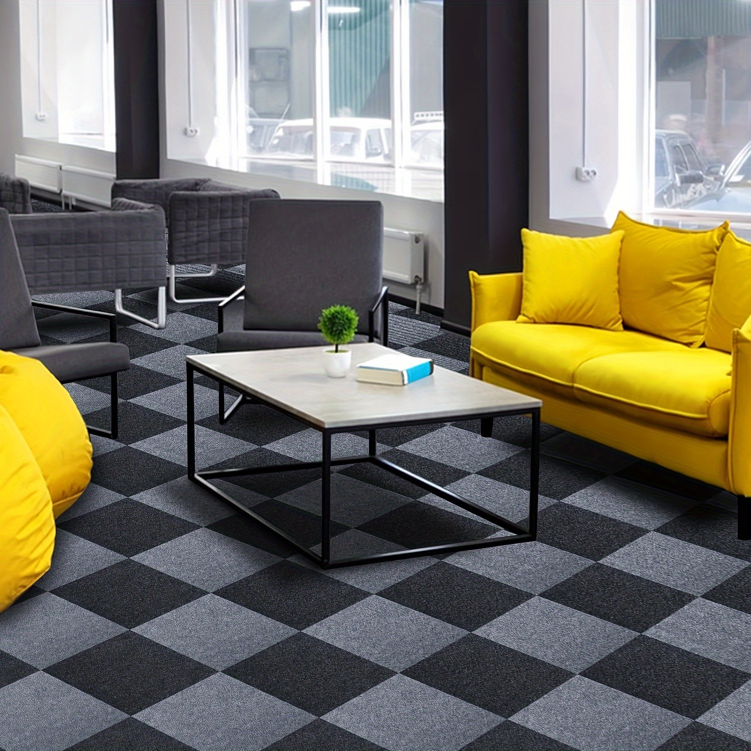 Self adhesive Carpet Tiles Easy Peel Stick Removable Floor Temu