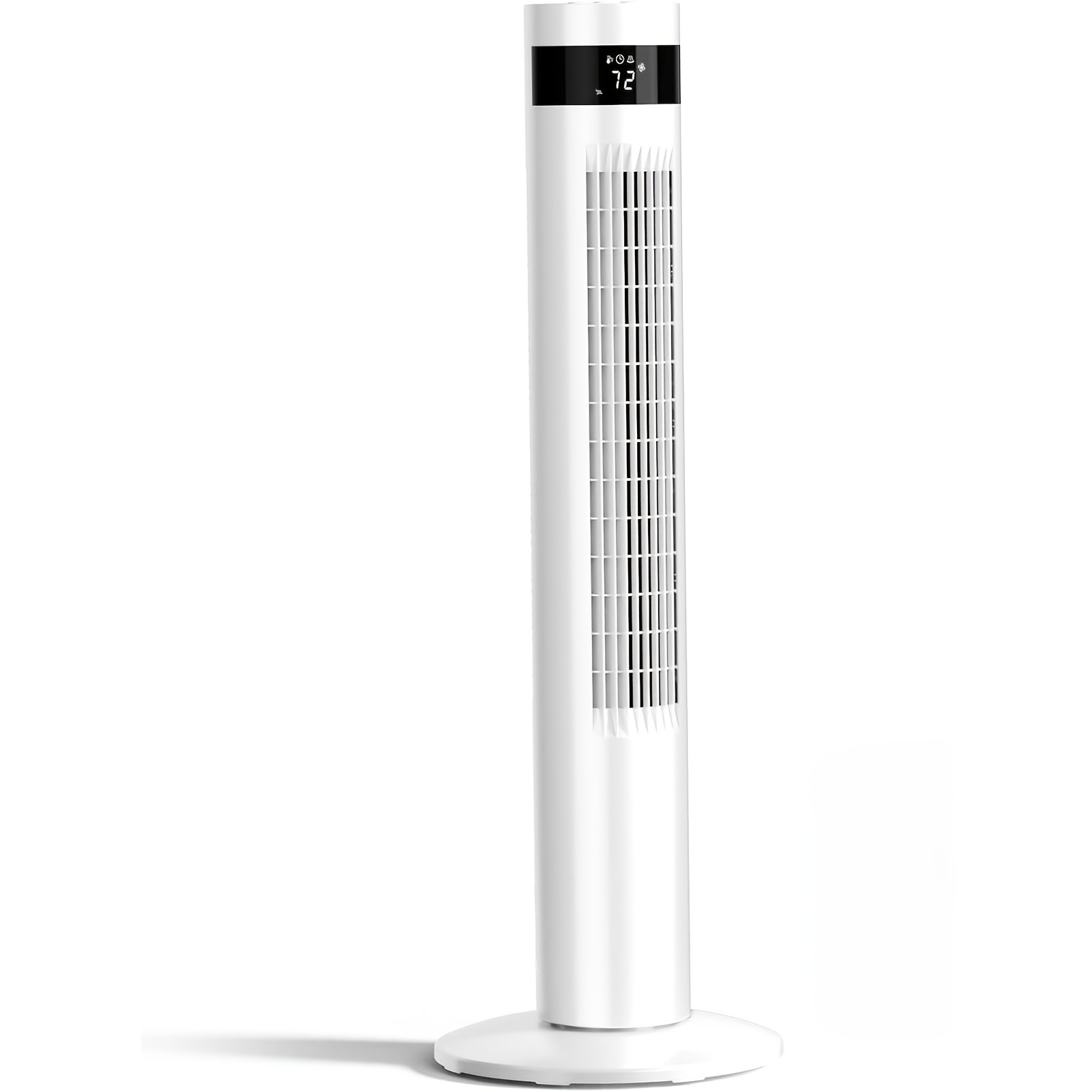 TEMU 43-inch Tower Fan Portable Floor Fans 85 Degree Oscillating Fan Quiet Cooling 12h Timer Standing Bladeless Electric 3 Bedroom Office