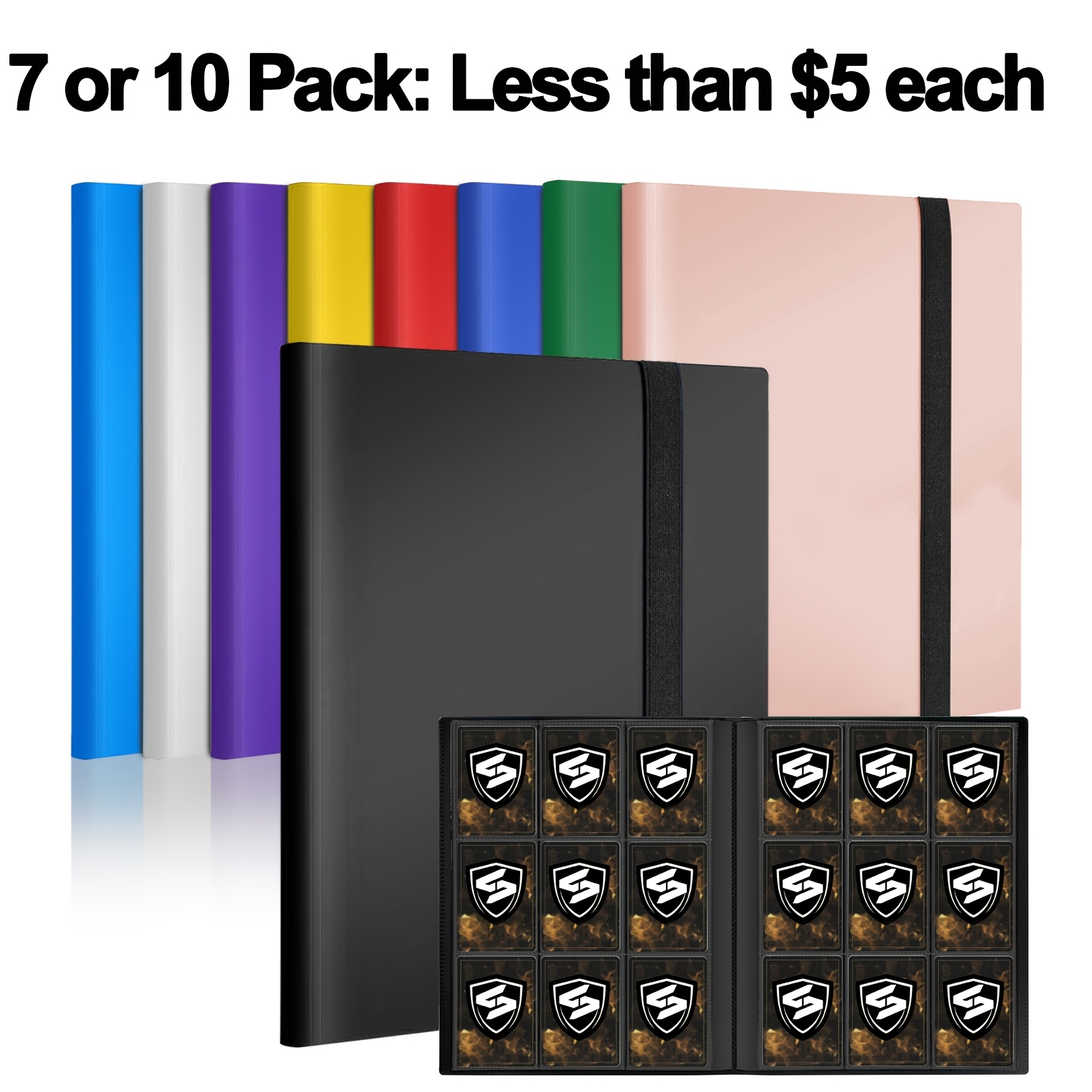 card binders sold on Temu United States