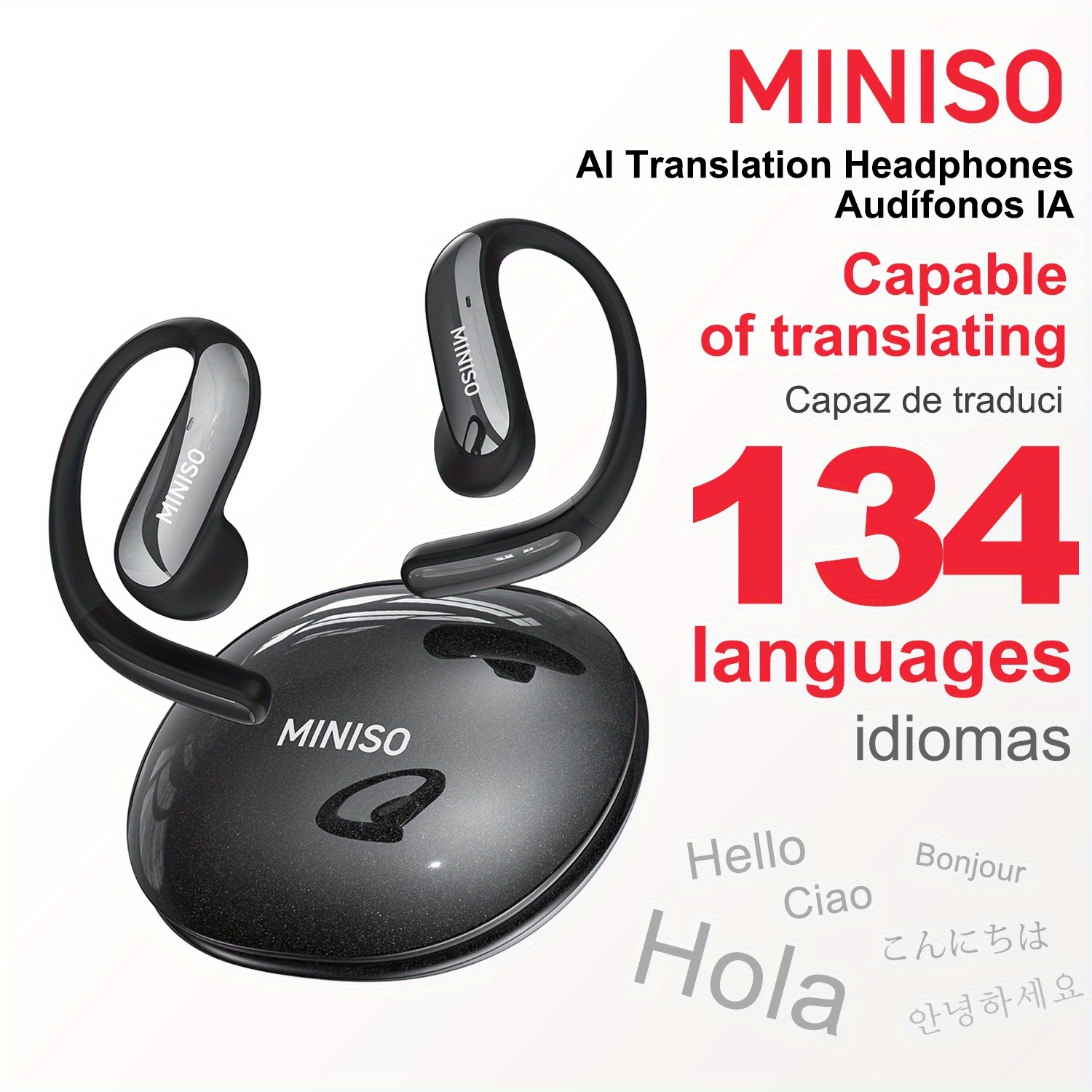 open ear earphones sold on Temu United States