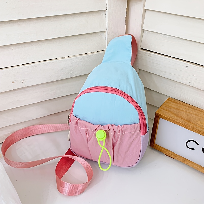 TEMU 【子供用】おしゃれなチェストバッグ ファッション シック コン ドロー クロスボディバッグ 新作 ガール クロスボディバッグ