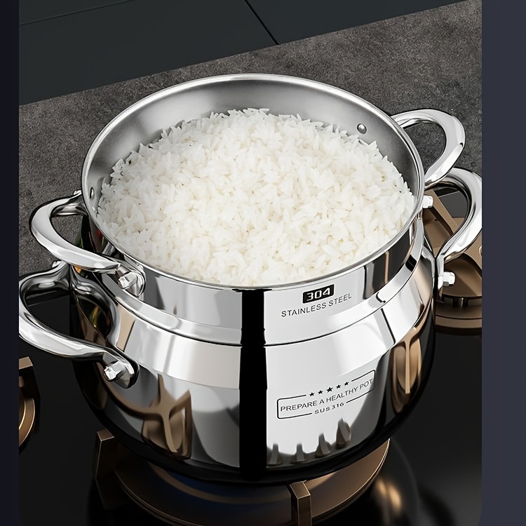 316 three layer steel soup pot induction cooker gas thickened steaming stainless steel bottle pot   pot soup pot details 3