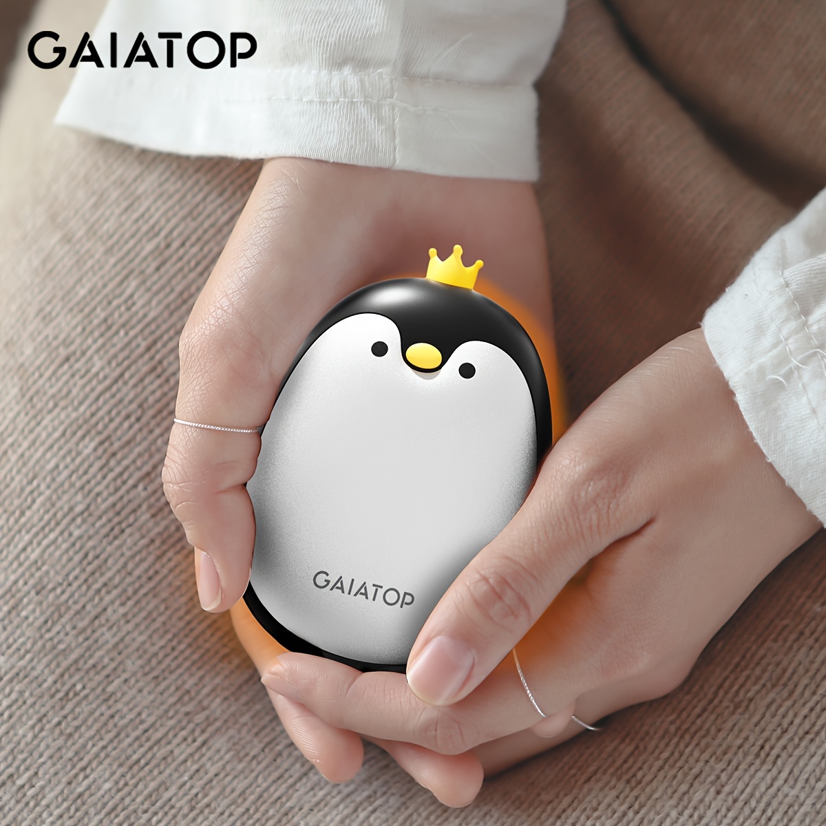 

Gaiatop 2pcs Pocket Penguin Hand Warmer - Usb Rechargeable, Portable & Cute For Winter , Ideal Present For