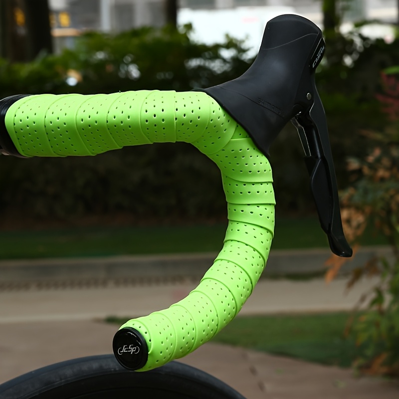 Ruban Guidon Vélo 2 Couleurs GORIX - Absorption Vibrations - Épaisseur 2,1 Mm - EVA + Cuir