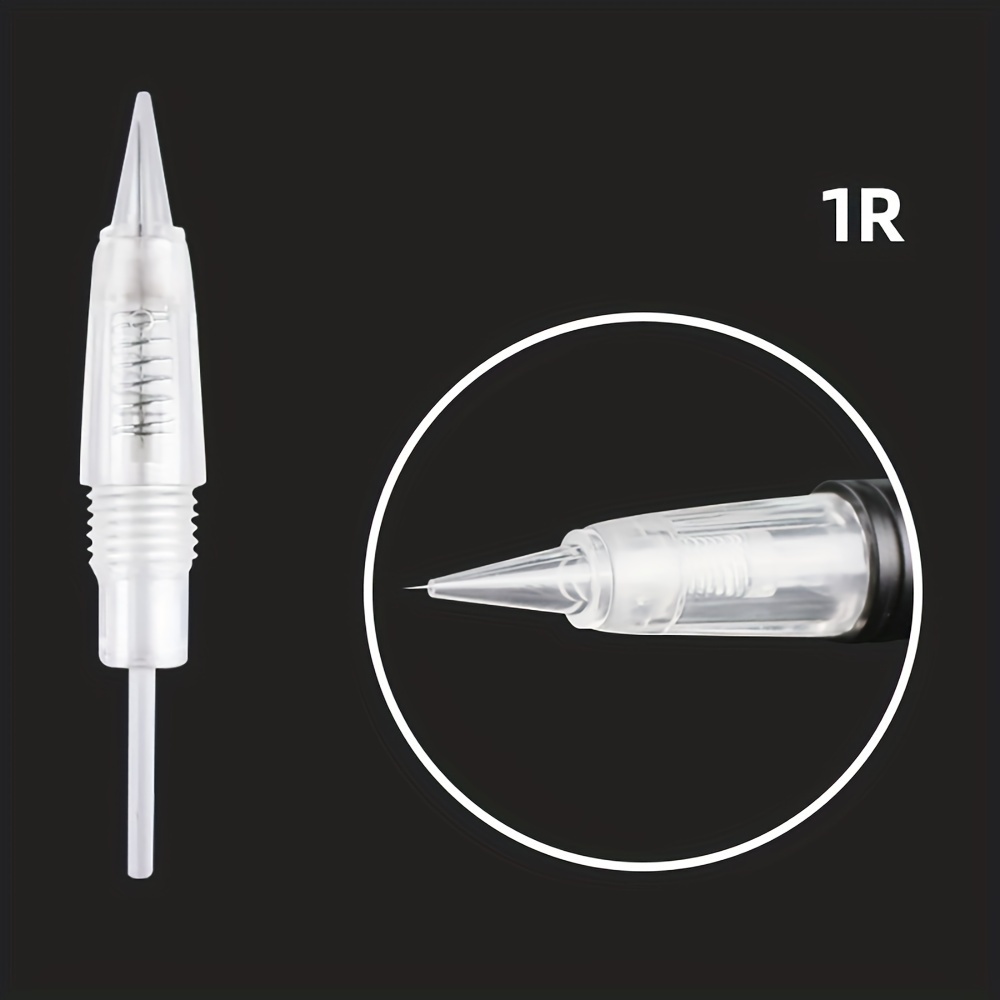8pcs Screw Tattoo Cartridge Needle, Permanent Makeup Needle, Tattoo Needles, Pmu Needle, Microblading Needles For Tattoo Machine For Charme Princesse Pmu Machine