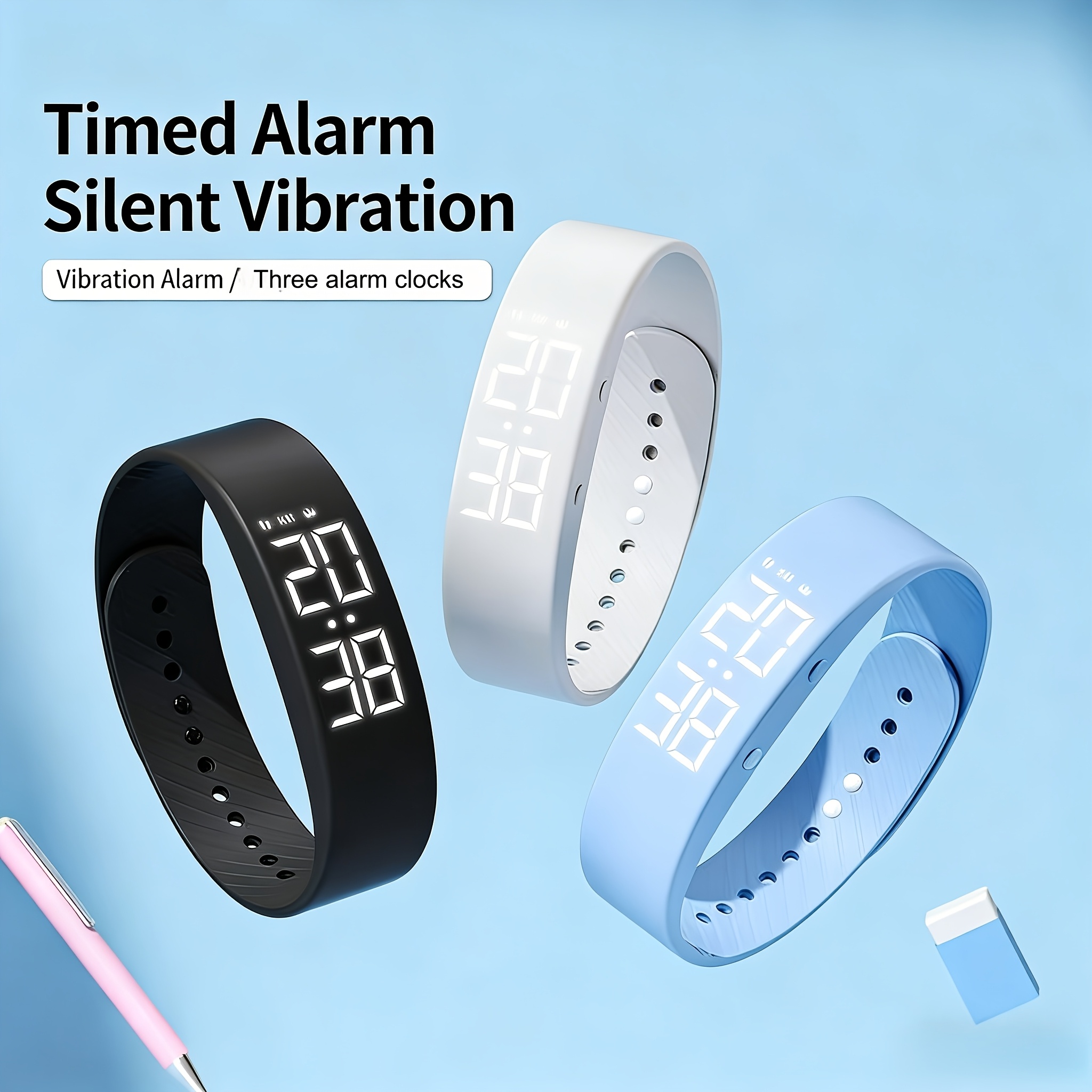 2026 Newest Model Watch, Unisex Multifunctional Sports Outdoor USB  Minimalist Digital Watch TPU Premium Strap, IPX2, Alarm Function *  Pedometer Stylish Watch Recommendation, Festive Gift, Christmas 