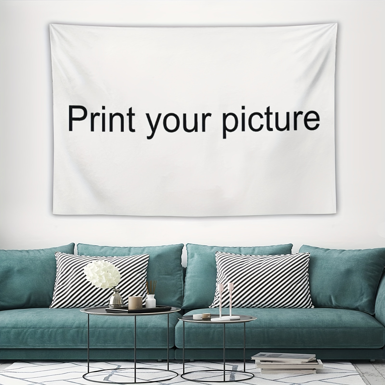 

Customized Tapestry For Home Decor - Personalized Photo Print, Custom Image Wall Hanging, Unique Gift For Anniversary, Birthday, Wedding, Mother's Day, Party Decor, Logo/banner Design, Polyester 100%