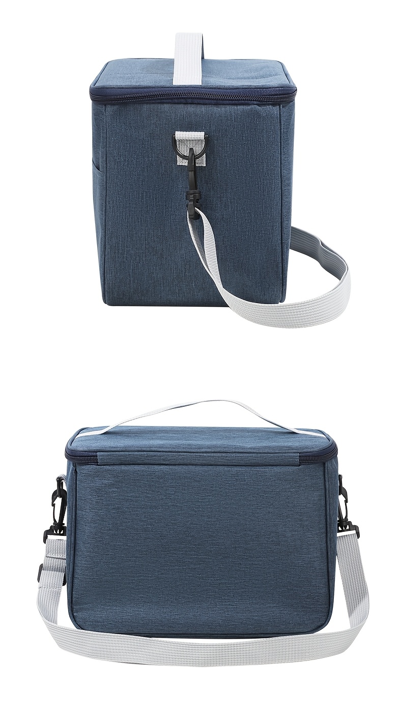 Heated Lunch Box Handbag Insulated Bag Aluminum Foil Thickened Bento Bag Large Capacity Lunch Bag for Office Workers Fashionable Non-food contact,back to school