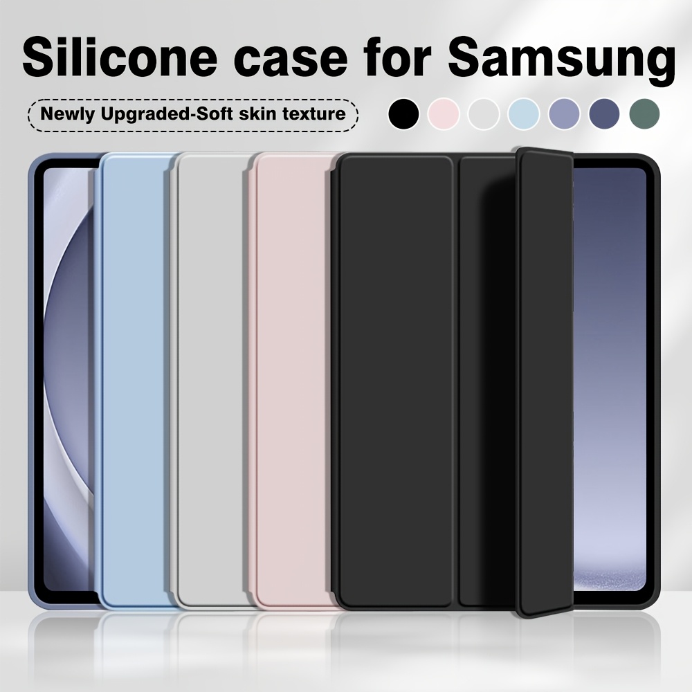 capa para for samsung a11/a9 de 8.7 polegadas 2025/2023, capa protetora líquida, absorção de   e     na pele, suporte de   dobras, um presente de qualidade que   praticidade e estética, adequada para presentes para 266pcs festivais em   Detalhes do produto 0