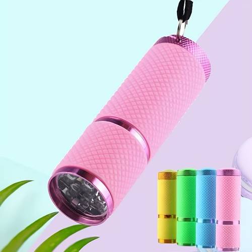 1pc led mini flashlight with lanyard compact handheld light for carry on and emergency use batteries not included