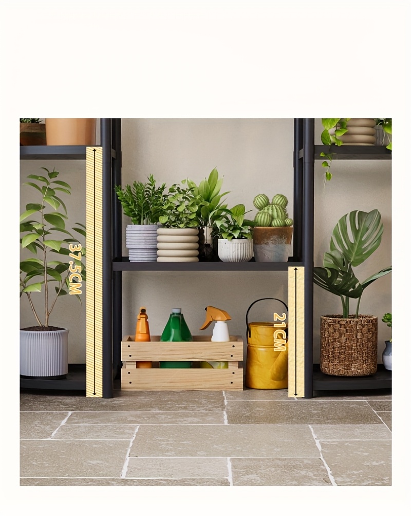 modern minimalist floor standing plant stand multifunctional storage rack indoor outdoor dual use planter stand suitable for living rooms   bedrooms courtyards durable plastic   home decor art christmas gift Product details 6