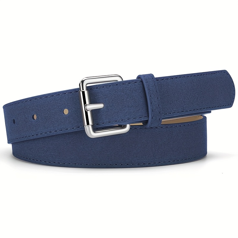 Chic 1-Pack Women's PU Belt, Simple Reverse Suede
