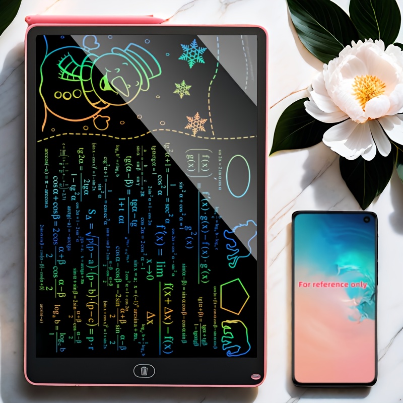 La tableta de escritura LCD está disponible en tamaños de 6.5, 8.5, 12 y 40.64 cm, atendiendo a diversas necesidades. Permite borrar fácilmente con un clic los garabatos, lo que permite la creatividad en el dibujo, cálculos, notas y borradores. - Imagen 22