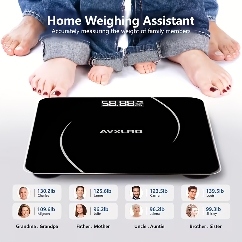 weight scale electronic scale 396 pound digital bathroom scale   weight scale with lcd high definition display screen and temperature display switchable between kg and     platform   electronic weighing Product details 1
