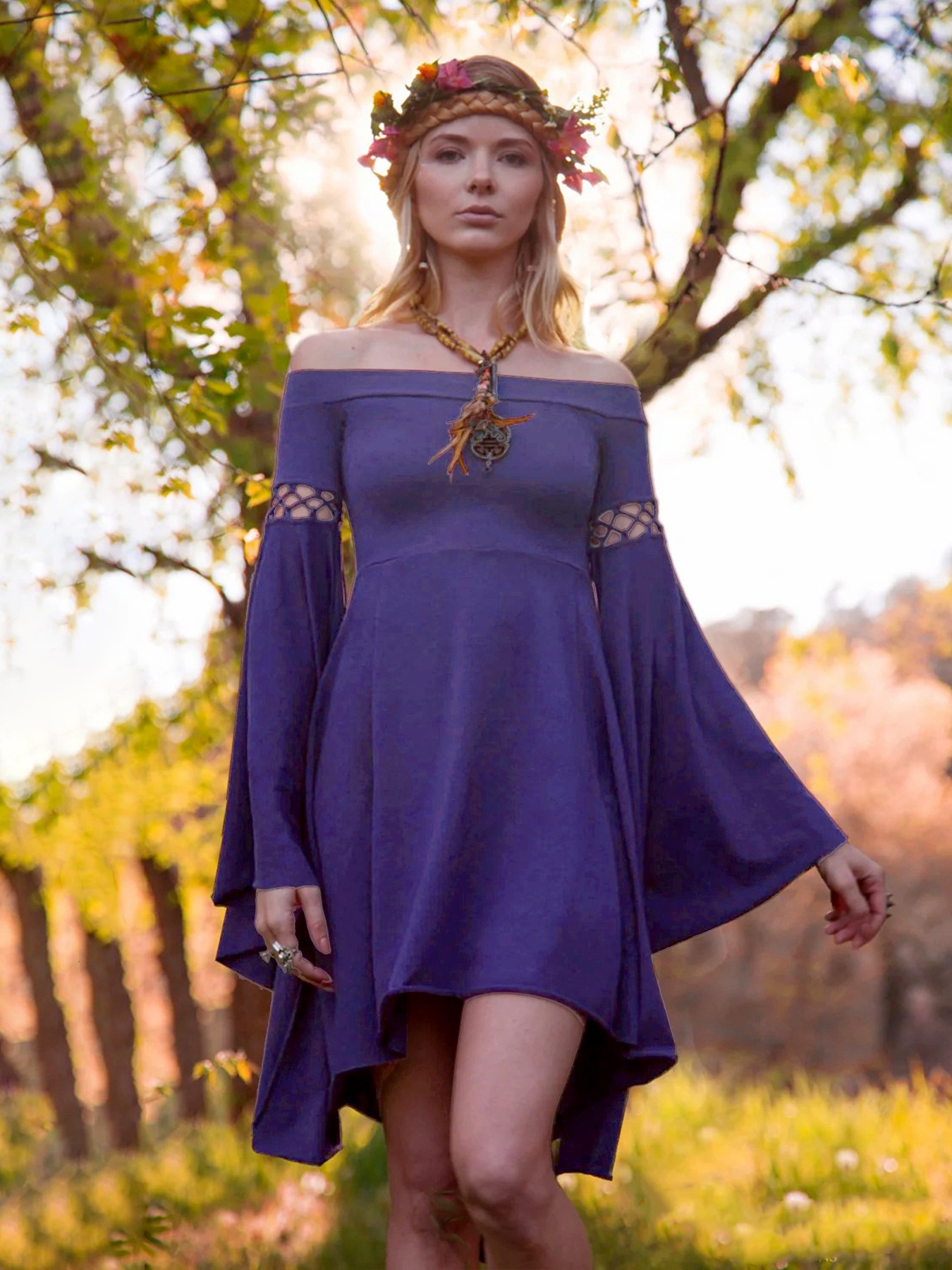 slim fit dress slacks Endless Rose Women's Button Down Ruffle Mini Dress main image 0
