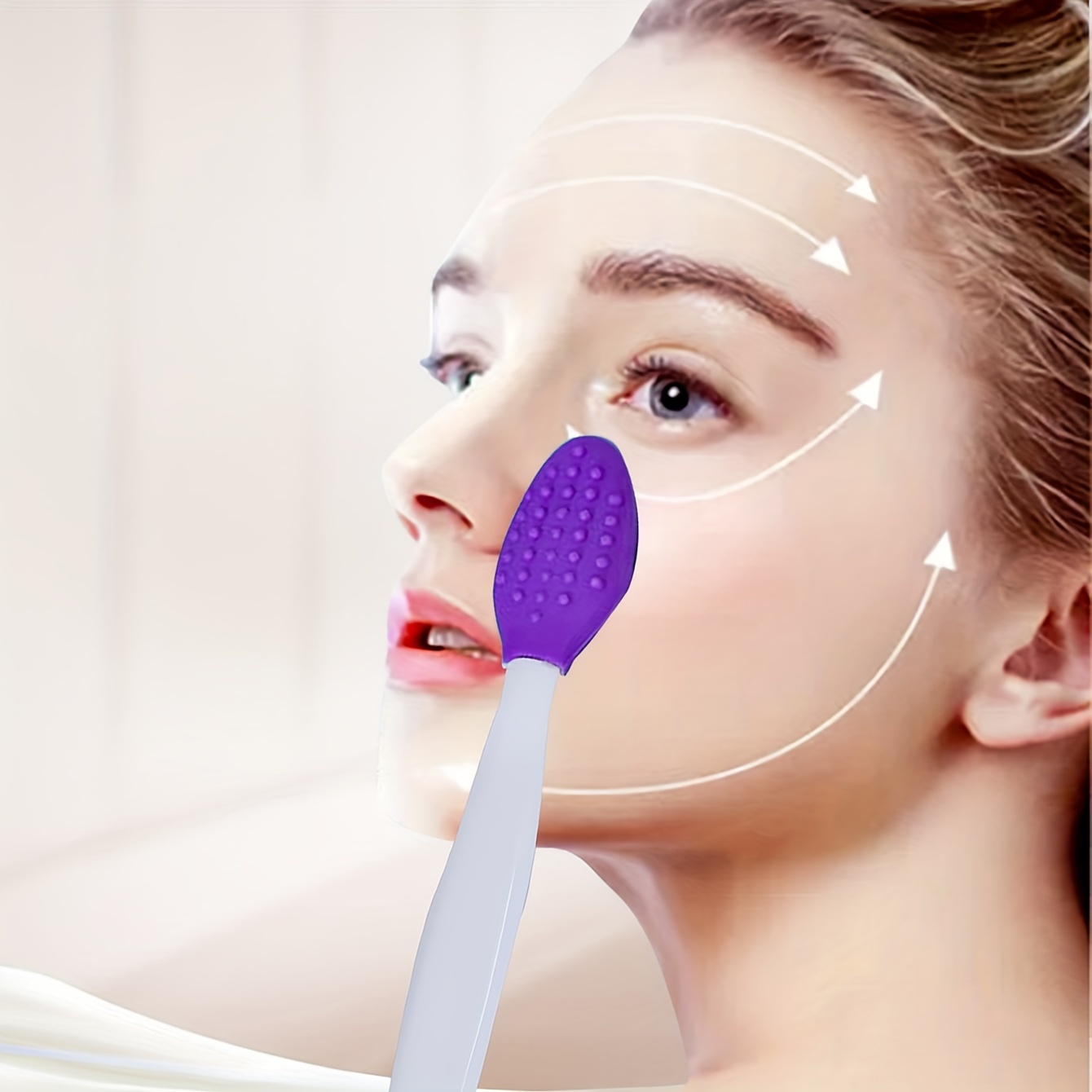Silikon Gesichtsreinigungsbürste – Weich, Für Tiefenreinigung & Peeling – Ideal Für Damen & Herren (Grau)