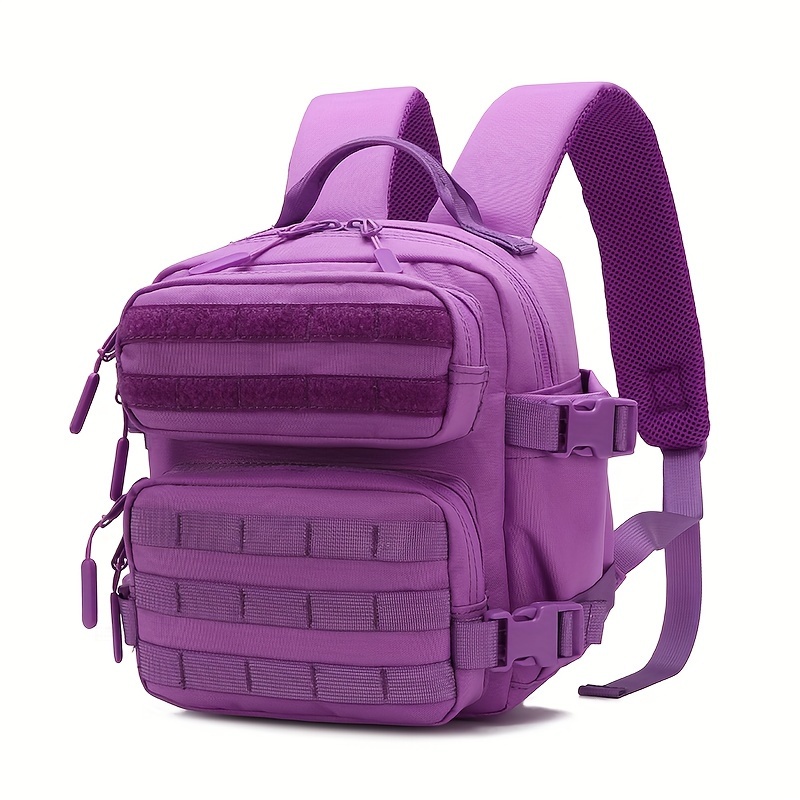 ☆NOIAGO☆ Nylon Dual Backpack Purple mini backpack durable nylon gym hiking - Temu