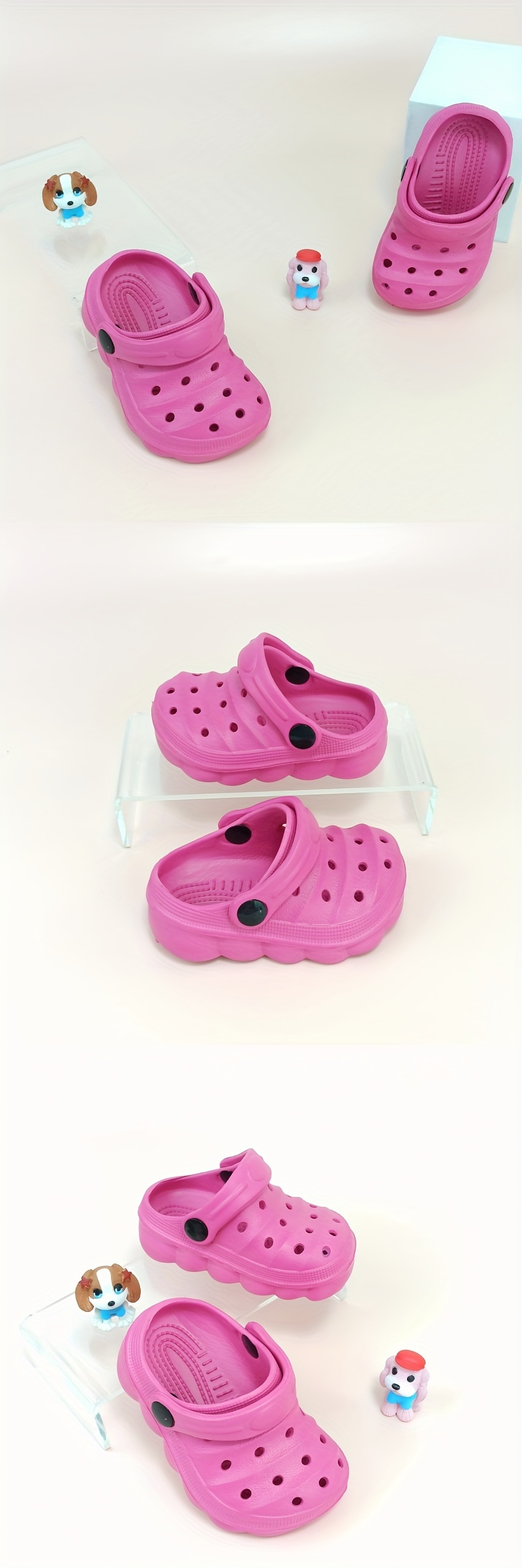 Unisex Kid's Solid Breathable Hollow Out Clogs, Comfy Non Slip Casual Slippers For Boy's & Girl's Outdoor Activities