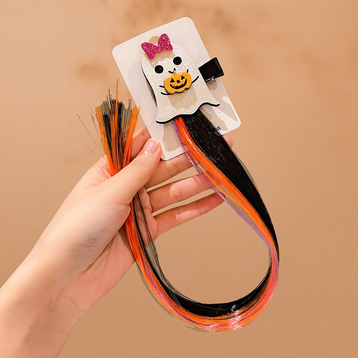 9 Piece Halloween Christmas Cartoon Hair Bow Set For Girls - Hairpin Accessories