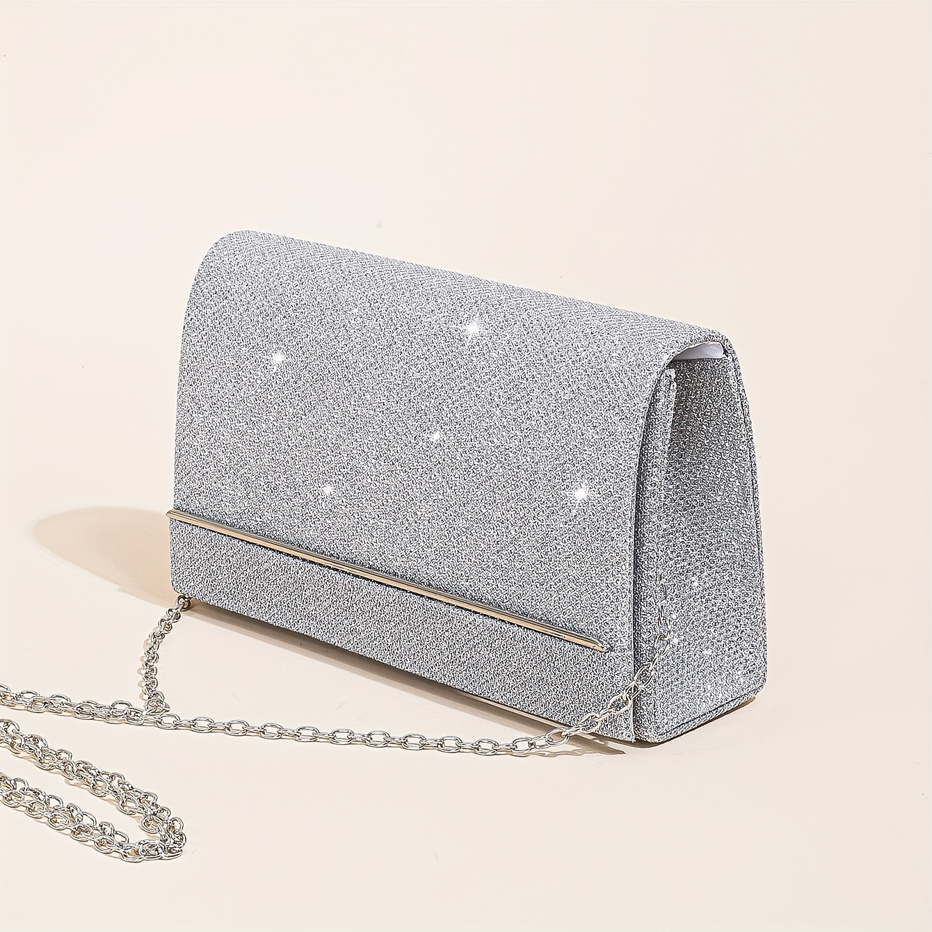 TEMU Elegante Bolso Clutch de Noche. Bolso de con Cadena para Mujer. y . Bolso Clutch Pequeño. Bolso Cuadrado con