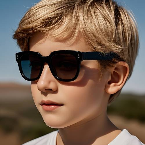 1 pair of square retro glasses with rice nails for boys and girls casual classic glasses versatile glasses made of high quality pc material durable and
