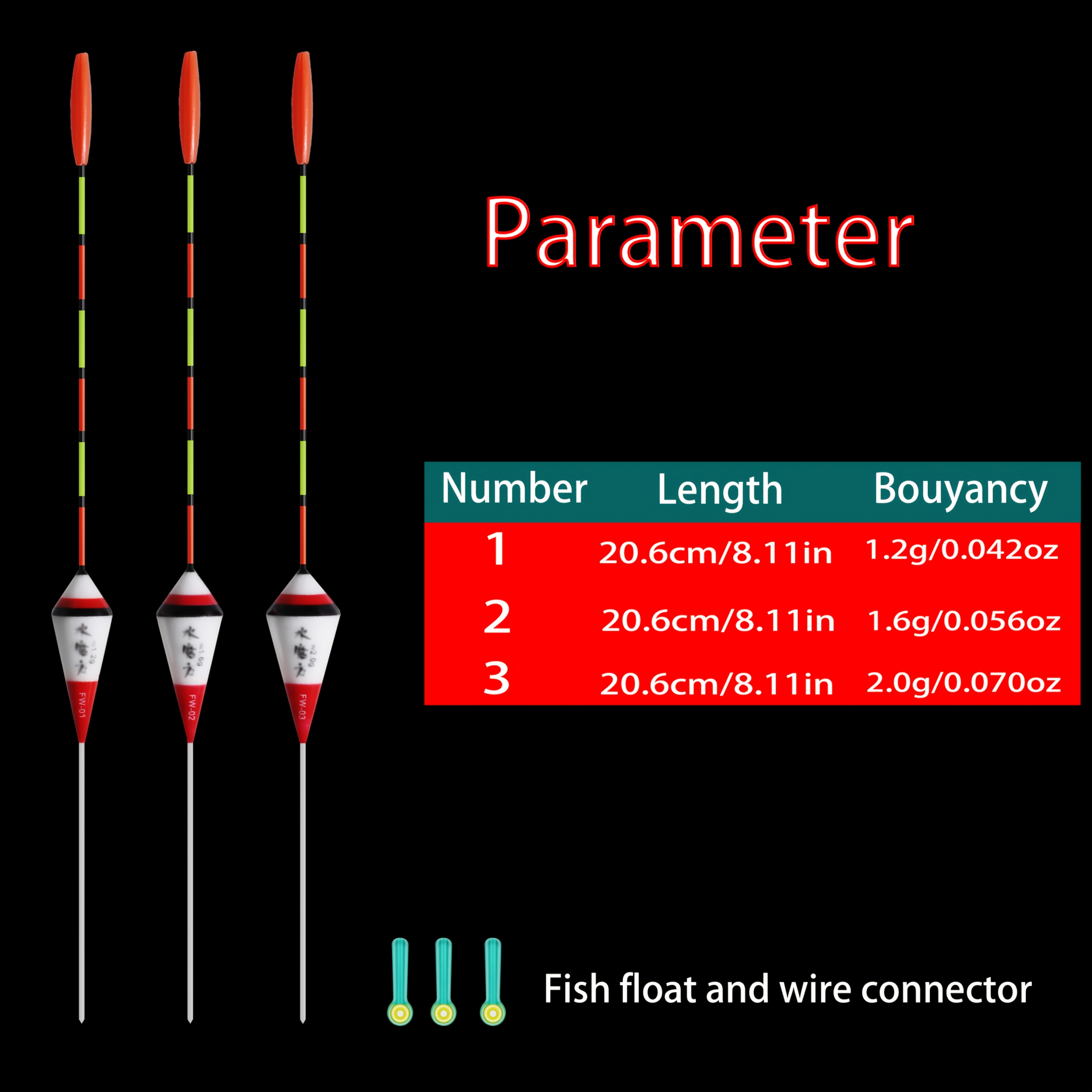 Image of 3-pack Nano Drift Bobbers - Red And White, No Battery Needed, Ideal For Freshwater Fishing, Freshwater Fishing Gear | Diamond-shaped Bobber | Durable Fishing Bobber, Float, Fishing Tackle