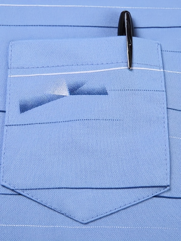 γolf shirt για άντρες - λευκό μπλε και λευκό στριφνό τσίκνο με κορδέλες, αέρας και υγρασία, ιδανικό για γκολφ, τένις, ακτιβισμό και καθημερινή ρουχισμό, τσίκνο για γκολφ, τσίκνο για τένις, καθημερινό τσίκνο με κορδέλες, μέτρια τension fabric Στοιχεία είδους 6